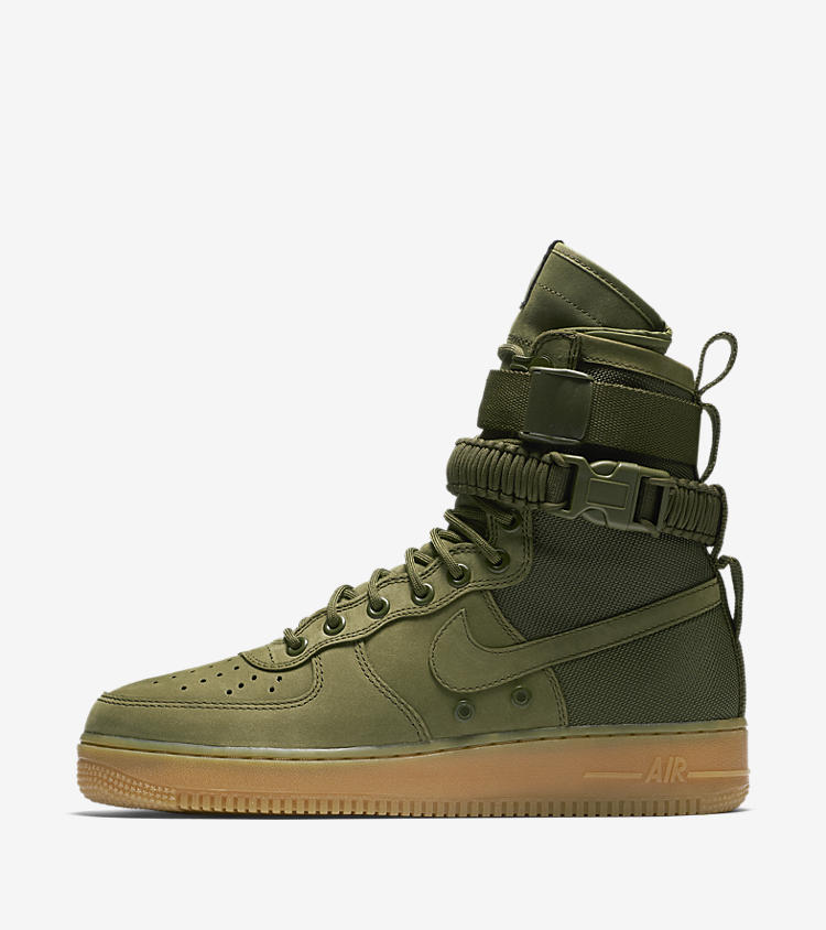 Nike Special Field Air Force 1 'Faded Olive & Gum Light Brown'. Release ...