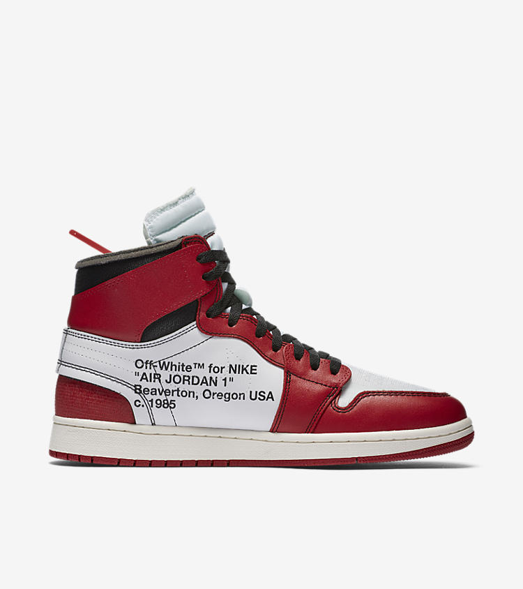 The Ten Air Jordan 1 'Off White' Release Date. Nike⁠+ SNKRS