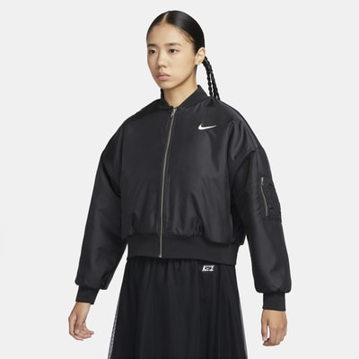 Nike Sportswear 女款雙面人造毛皮飛行夾克