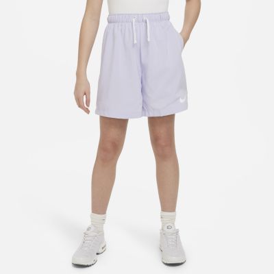Nike Sportswear Trend 大童 (女童) 高腰梭織短褲