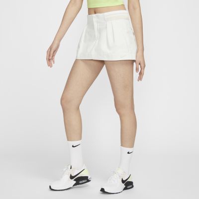 Nike Sportswear 女款低腰帆布迷你裙