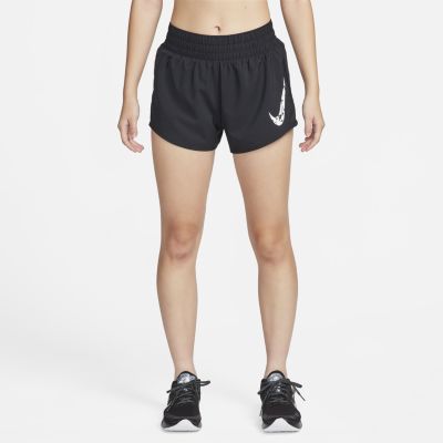 Nike One 女款 Dri-FIT 中腰 3" 附內裡褲短褲